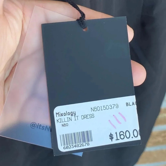 NBD Killin It Dress in Black sz medium - Picture 7 of 11